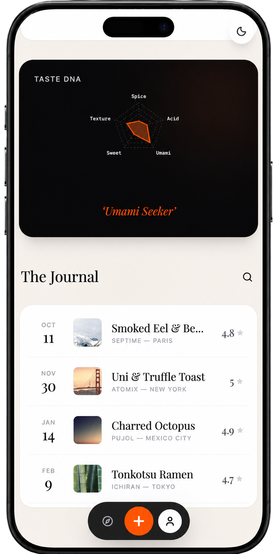 JustAteIt App Mockup